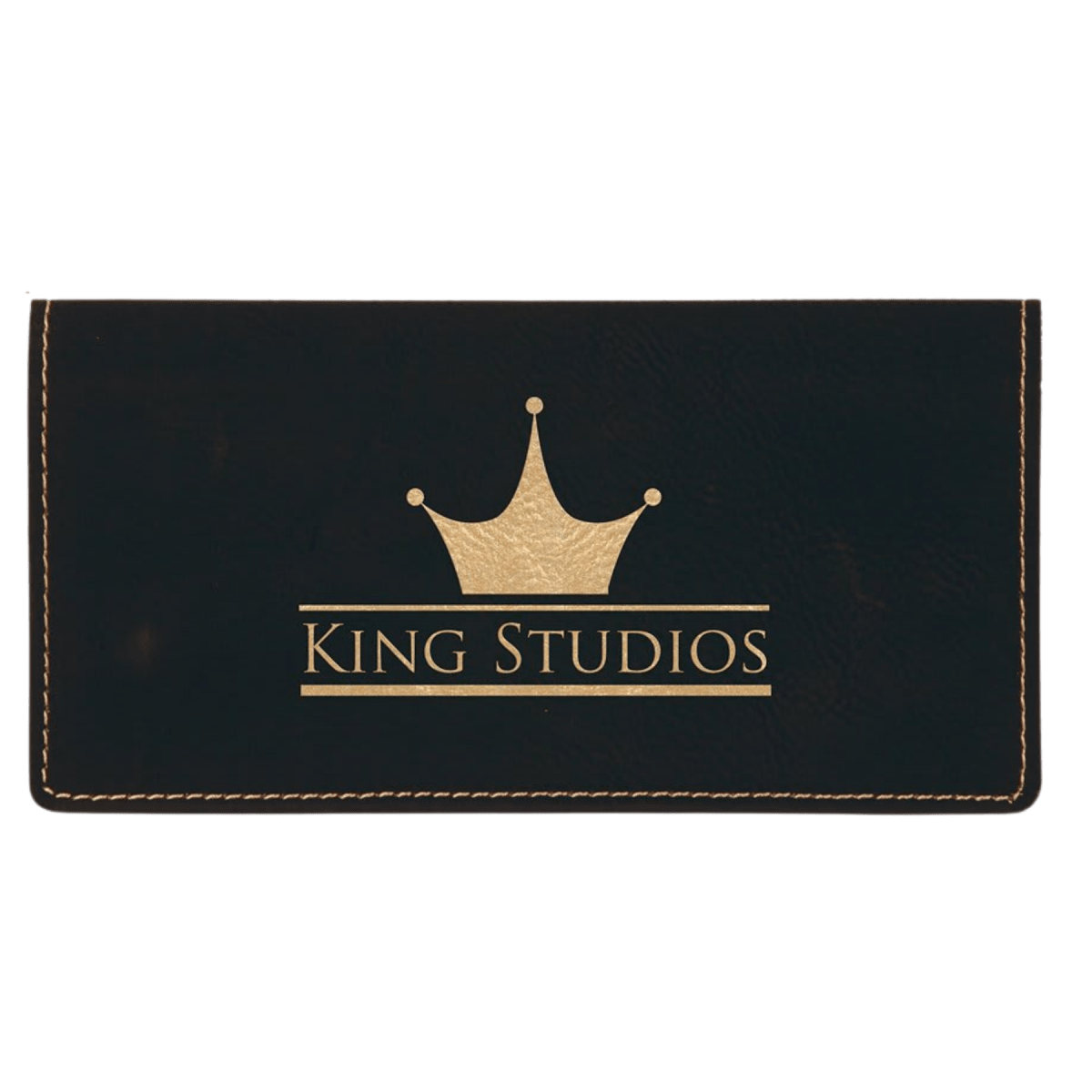 Checkbook Covers - Black/Gold