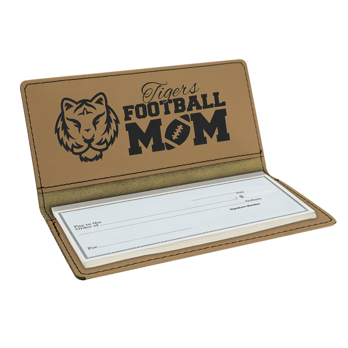 Checkbook Covers - Light Brown