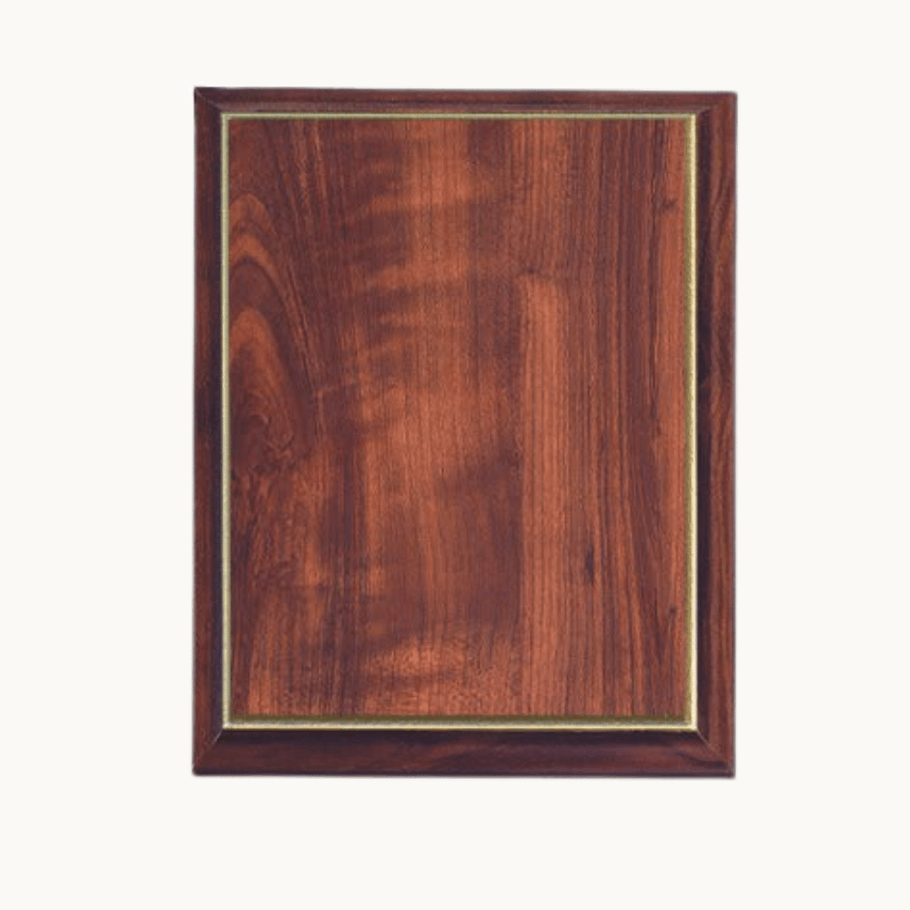 Cherry, Oak and Walnut Finish Plaque Boards | Add Plate or Frame - Cherry