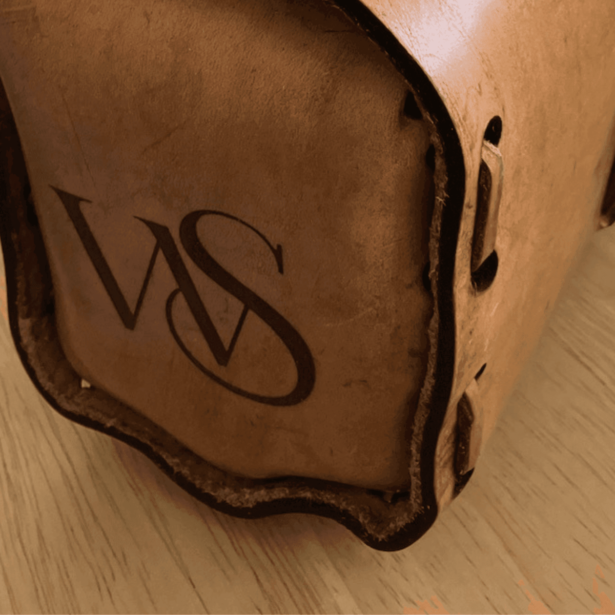 Compact Hand - Crafted Leather Crossbody Bag with Custom Engraving - LightForce Laser Engraving, LLC