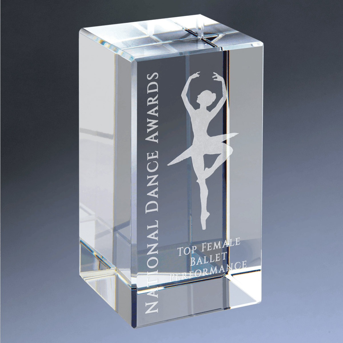 Crystal Cubes and Blocks - Laser Etched Awards and Gifts - Crystal Block