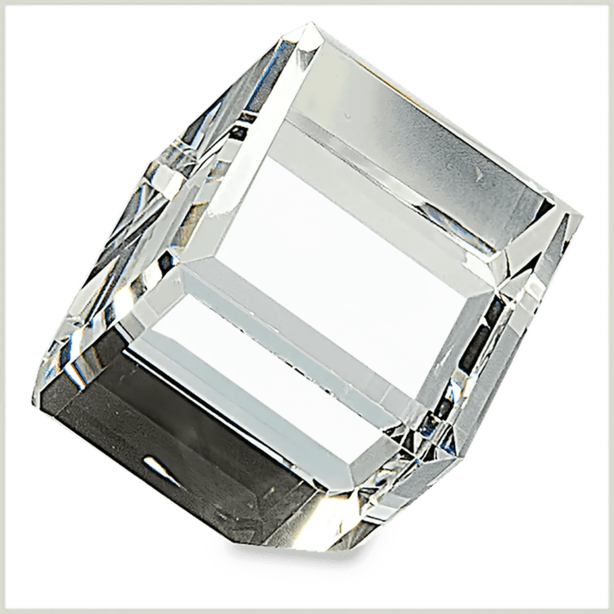 Crystal Cubes and Blocks - Laser Etched Awards and Gifts - Multi - Cube with Crystal Base