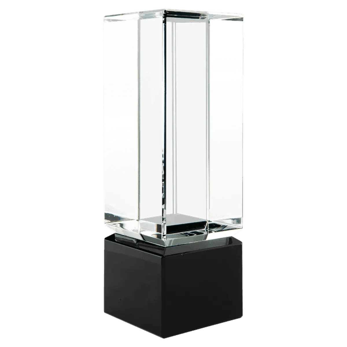 Crystal Cubes and Blocks - Laser Etched Awards and Gifts - Multi - Cube with Crystal Base