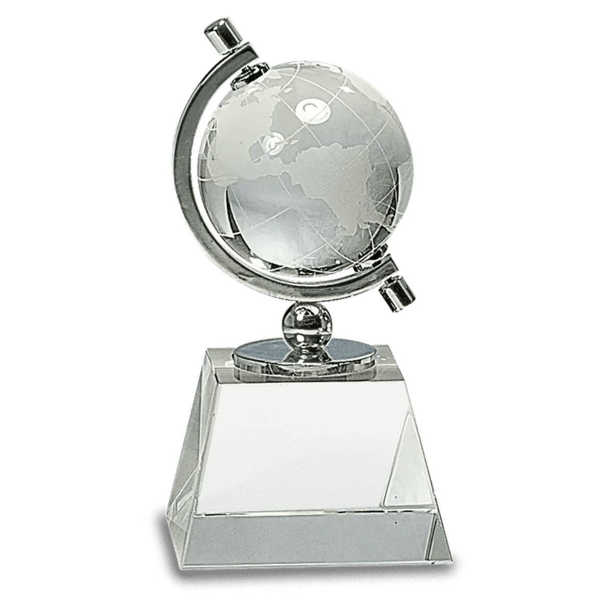Crystal Globe Awards and Gifts - Globe in Hand