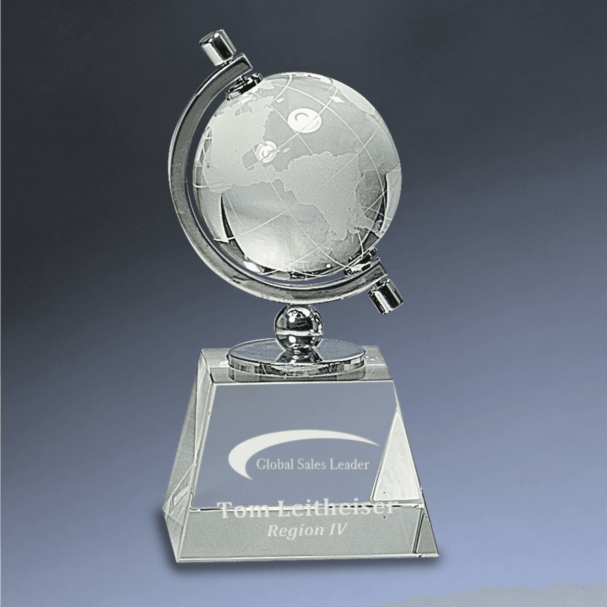 Crystal Globe Awards and Gifts - Spinning Globe