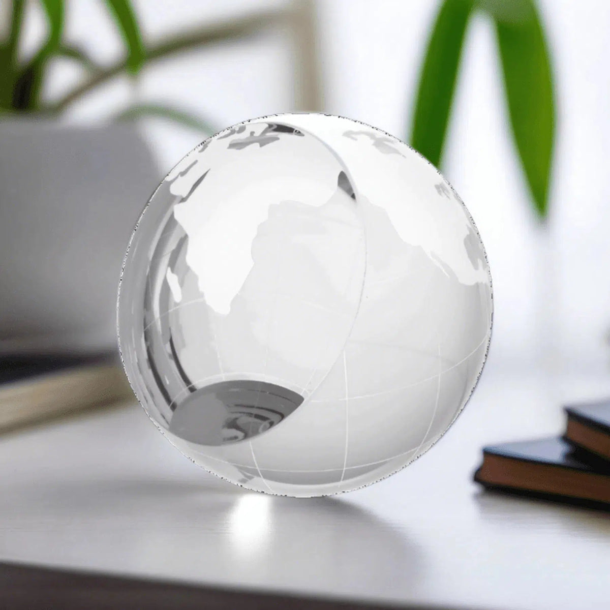 Crystal Globe Paperweight - LightForce Laser Engraving, LLC