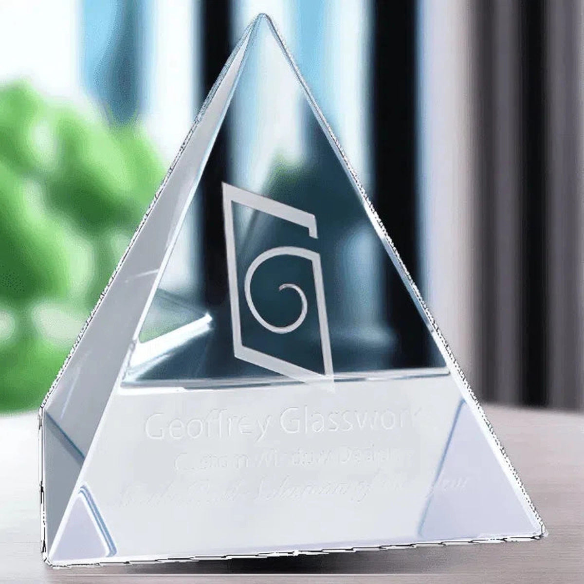 Crystal Pyramid (Large) - LightForce Laser Engraving, LLC