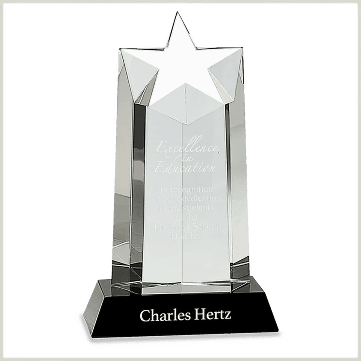 Crystal Star Awards - Star Column