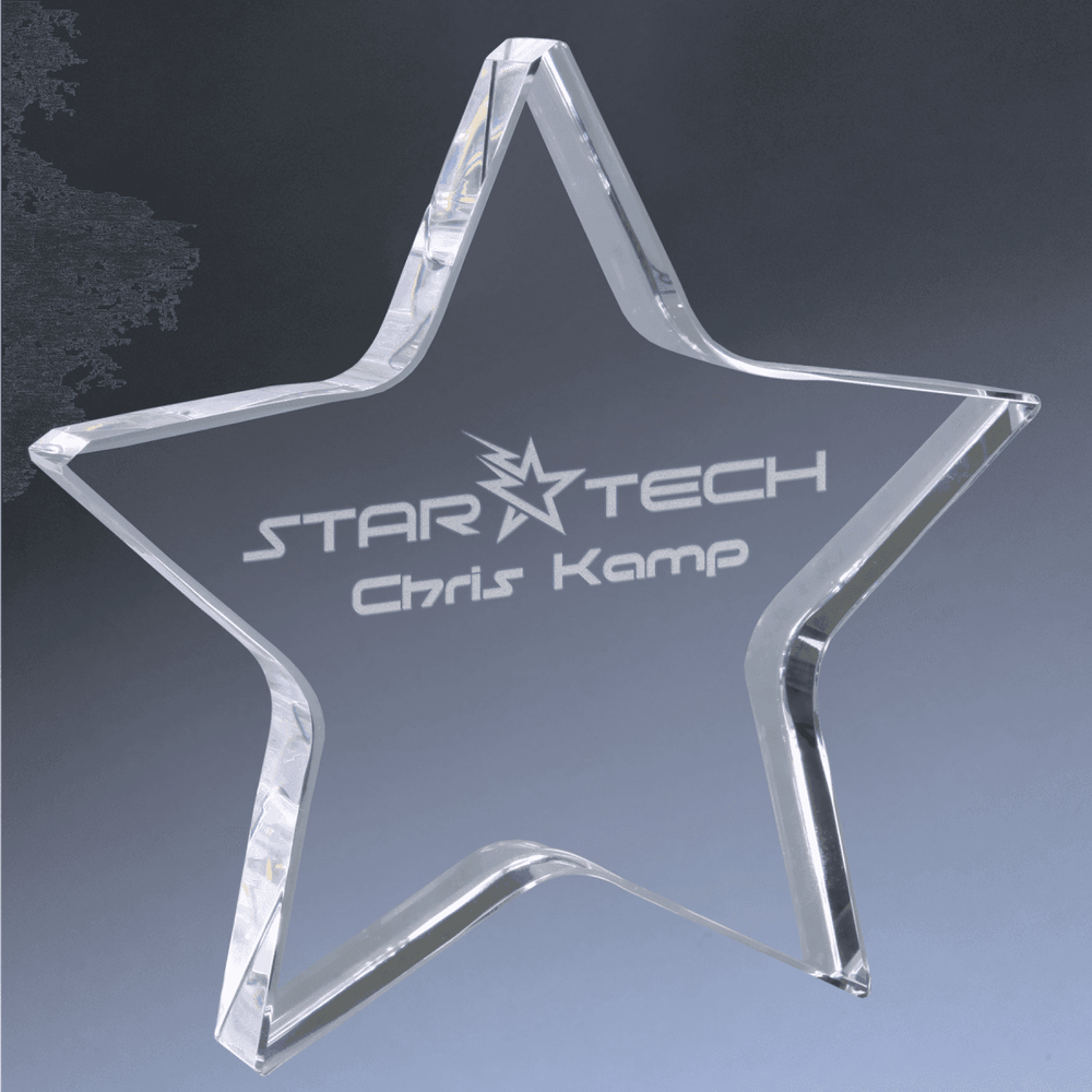 Premier Crystal Star Awards | LightForce Laser Engraving