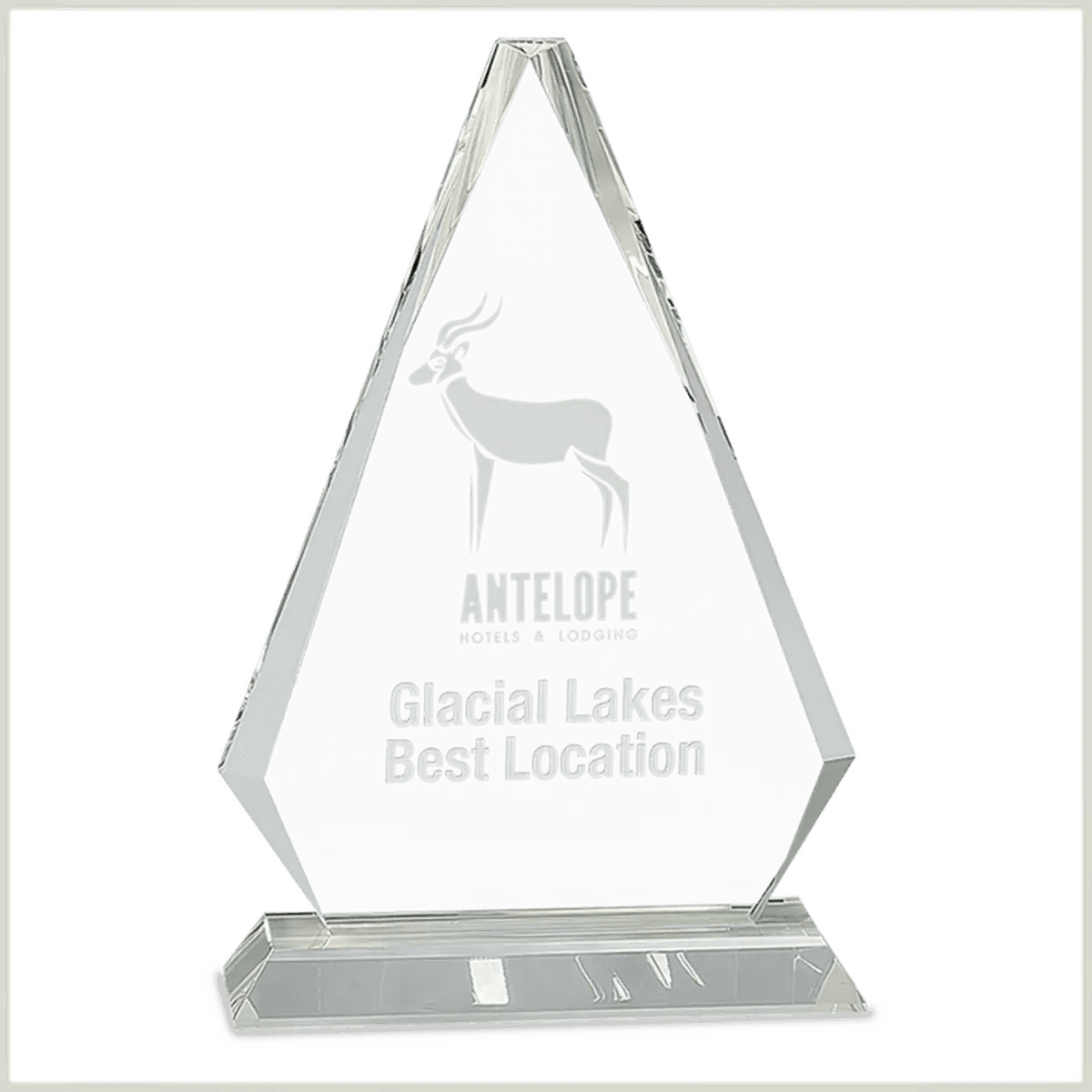 Crystal Triangles and Pyramids - Triangle (On Base)