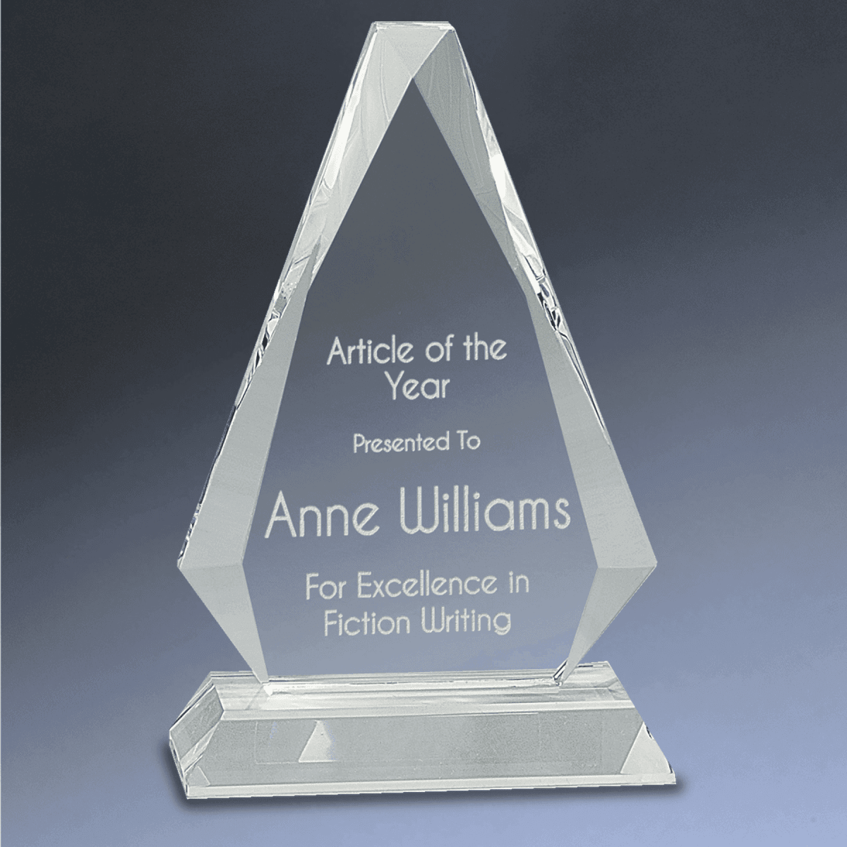 Crystal Triangles and Pyramids - Triangle (On Base)