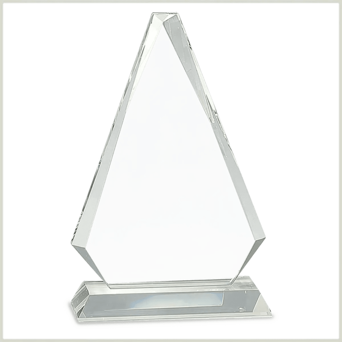 Crystal Triangles and Pyramids - Triangle (On Base)