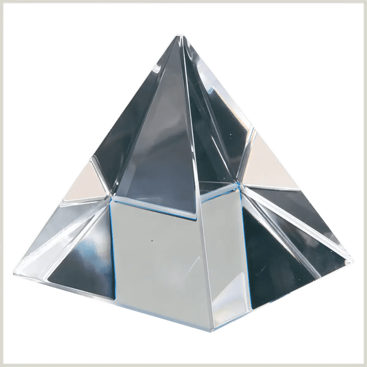 Crystal Triangles and Pyramids - Triangle (On Base)