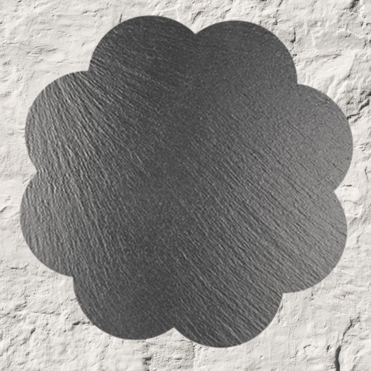 Custom Daisy - Shaped Slate Plaque - Customizable - LightForce Laser Engraving, LLC