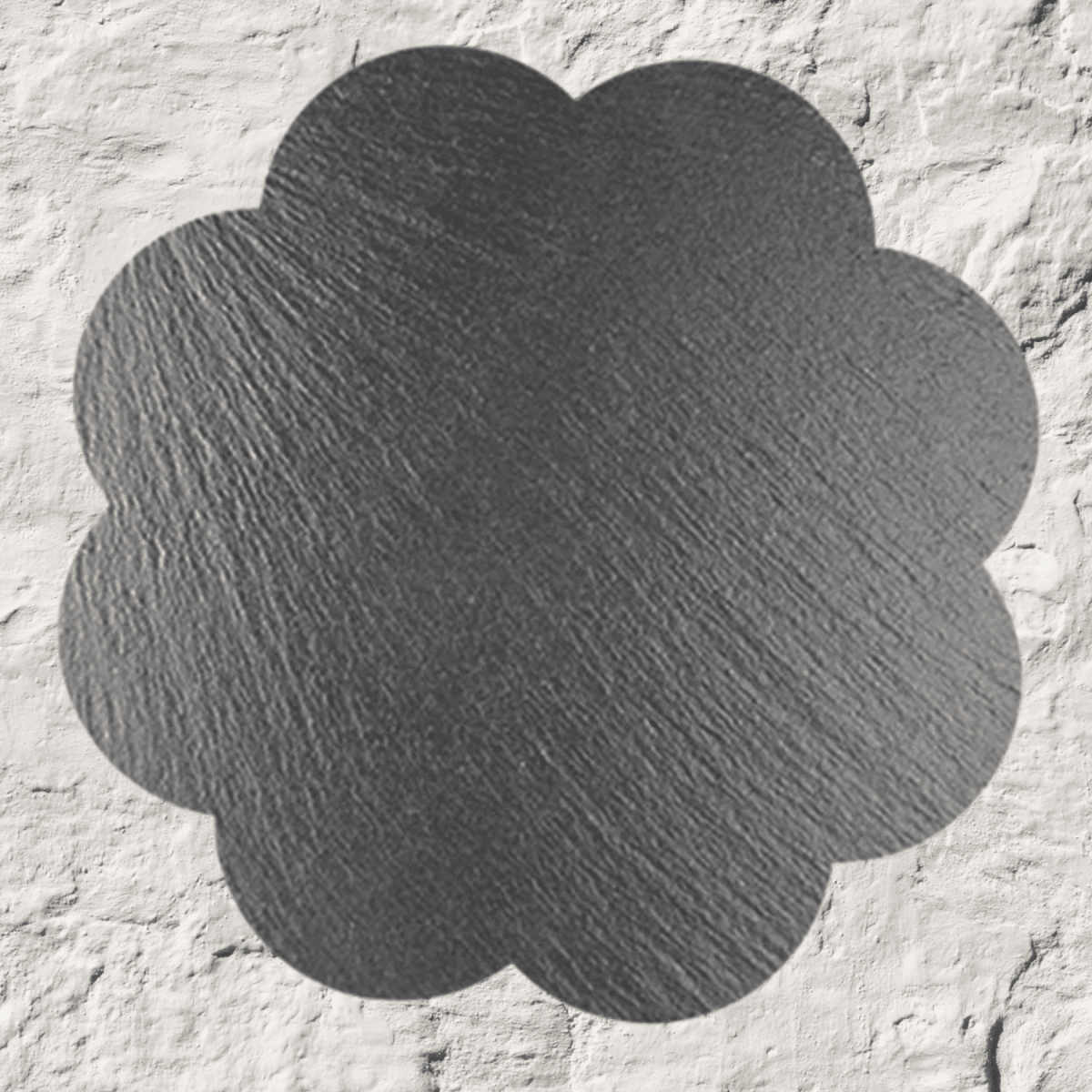 Custom Daisy - Shaped Slate Plaque with Personalized Engraving - Design Your Own