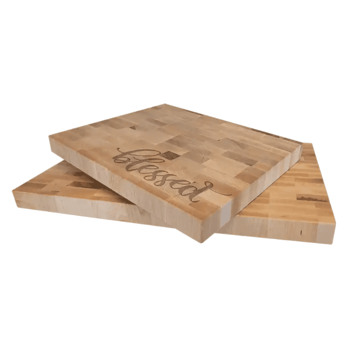 Custom Engraved Butcher Block Cutting Boards - Walnut or Maple - Genuine Maple Butcher Block