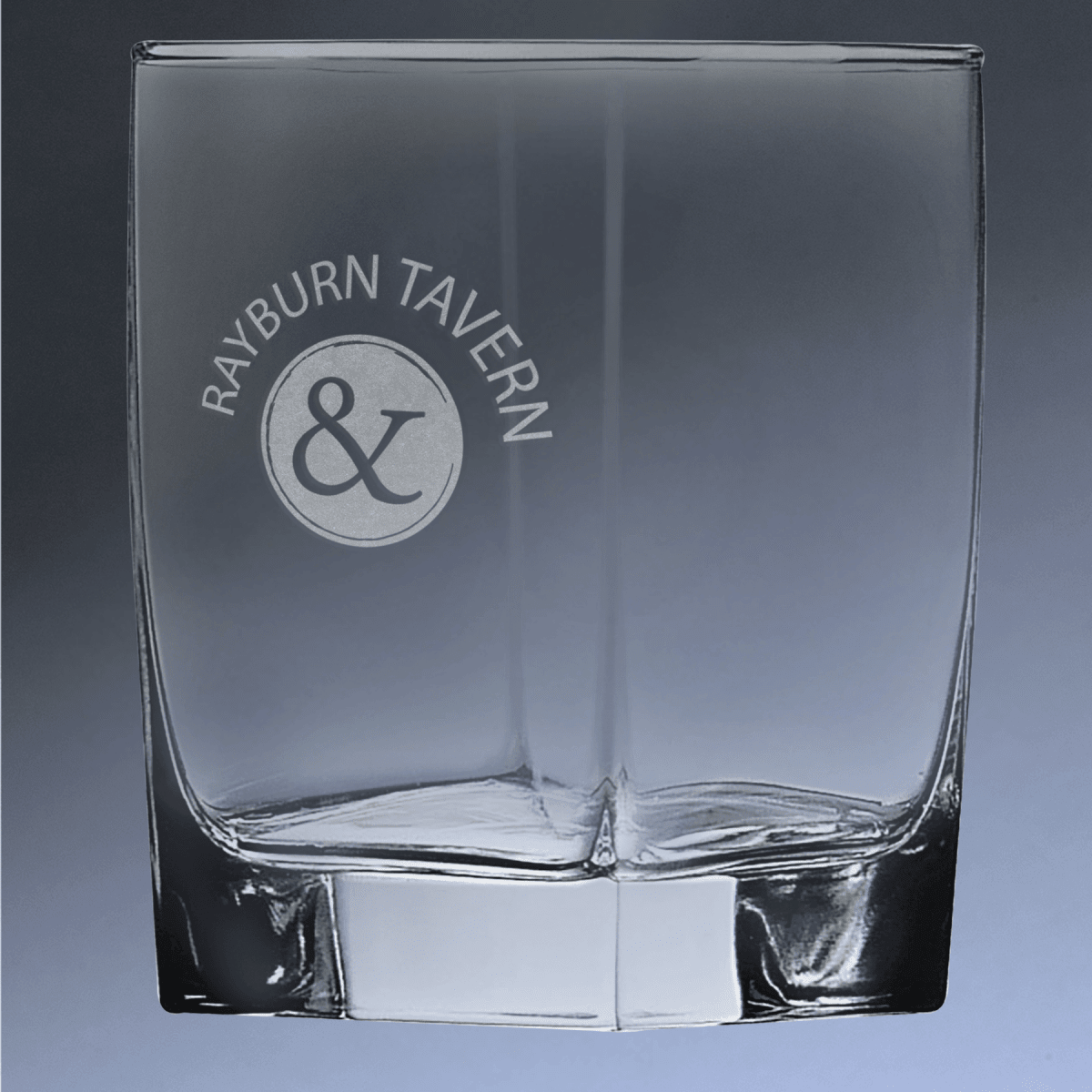 Custom Engraved Double Old Fashioned Glass – Square & Rounded Styles - Square