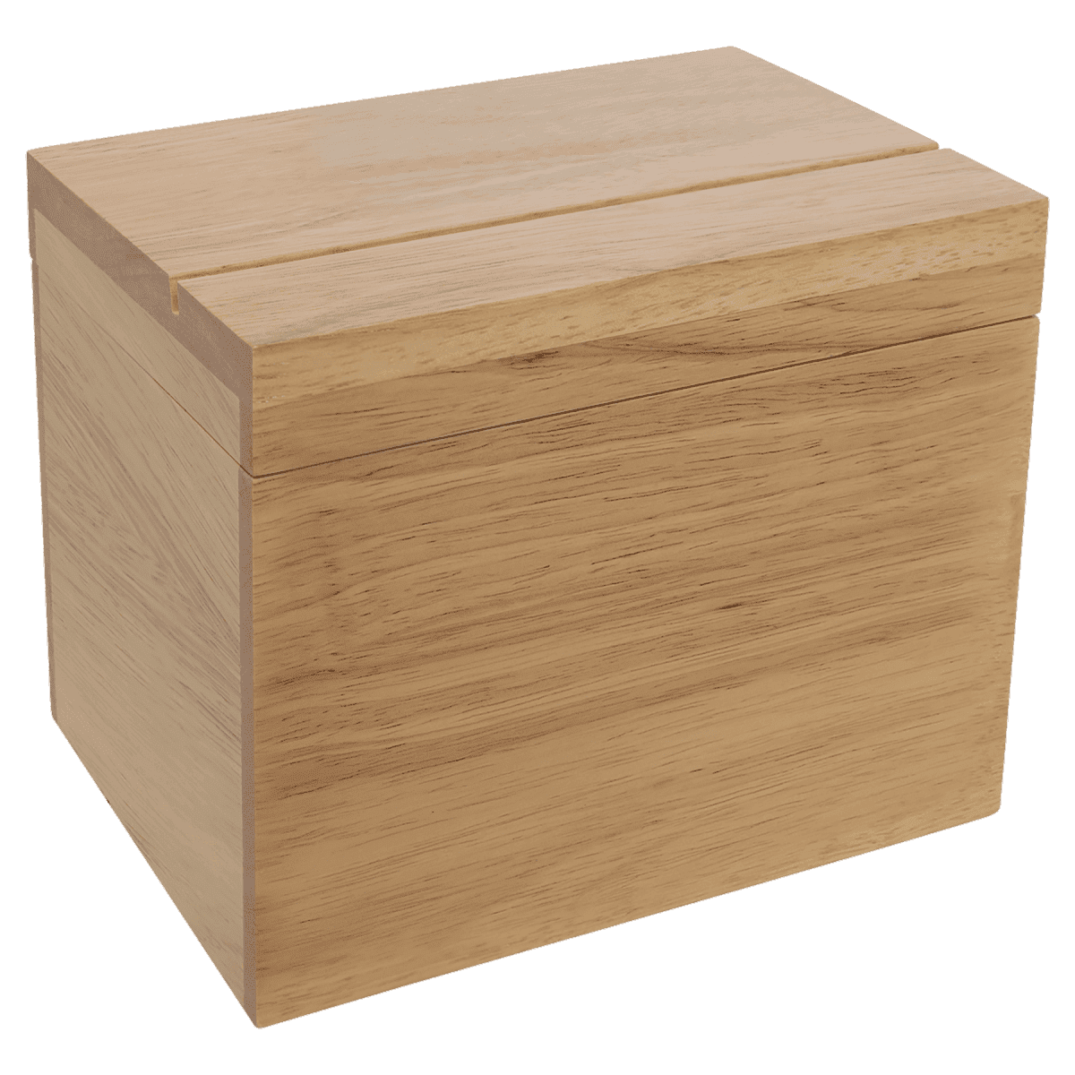 Custom Engraved Wood Keepsake and Photo Box - 6 5/8" (L) x 4 7/8" (W) x 5 1/2" (H)
