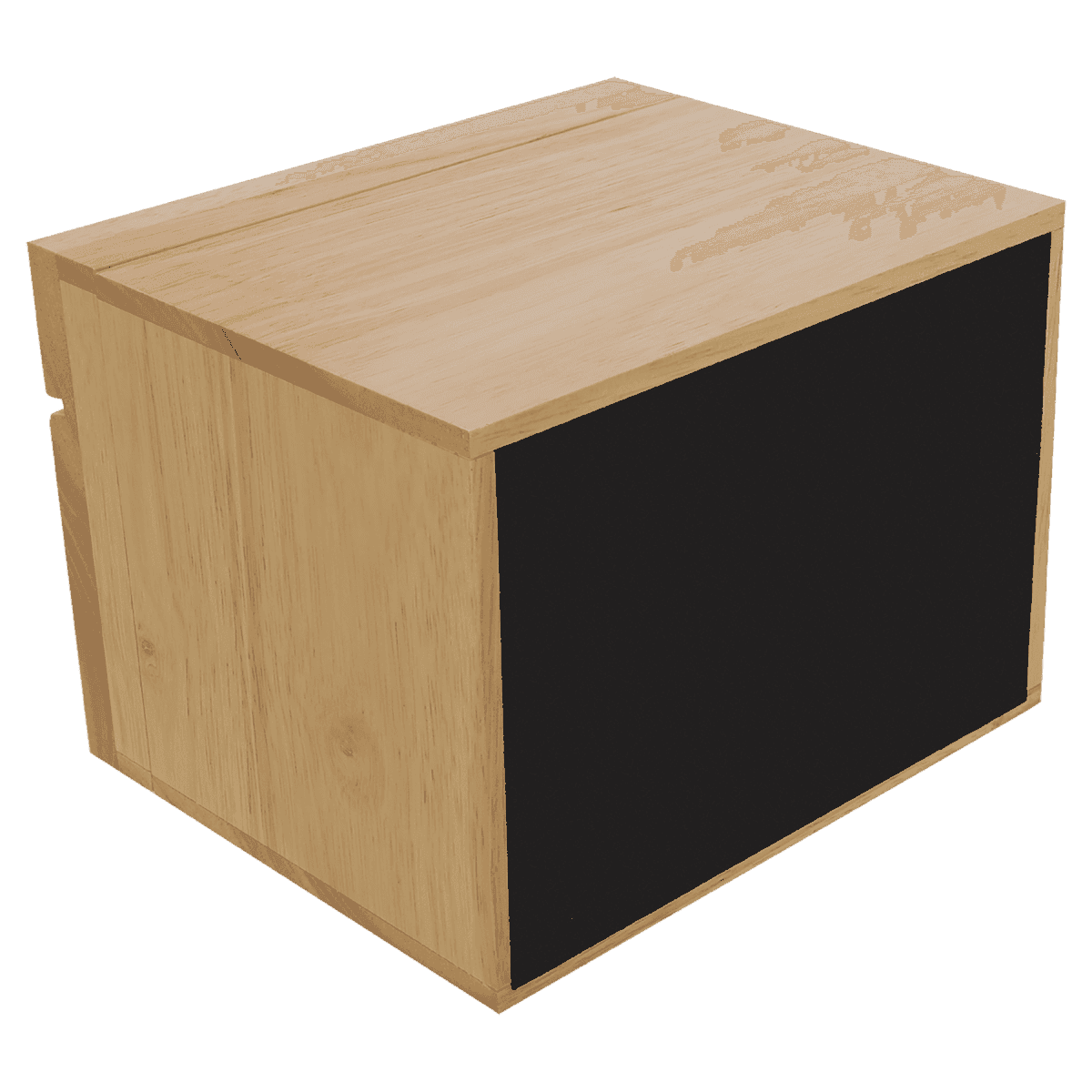 Custom Engraved Wood Keepsake and Photo Box - 6 5/8" (L) x 4 7/8" (W) x 5 1/2" (H)