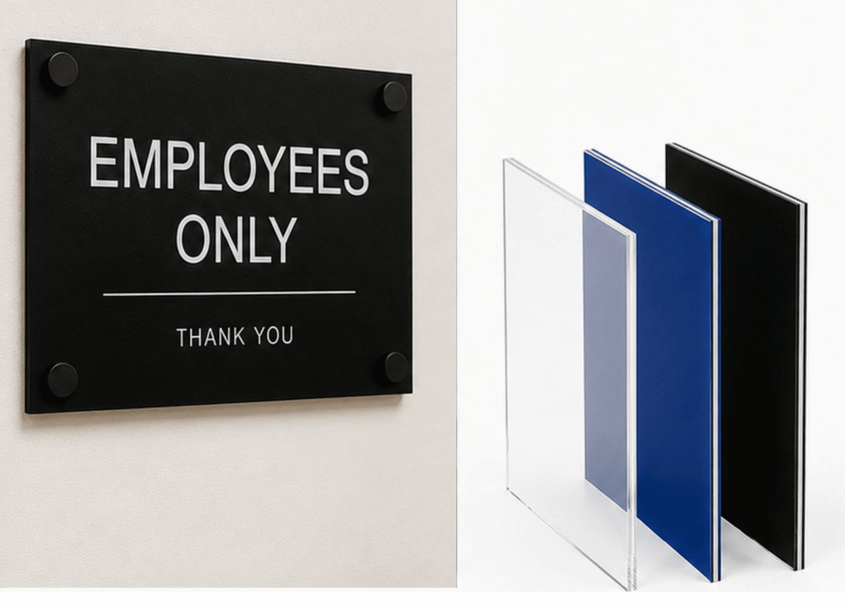 Custom Interior Engraving Plastic Signs & Nameplates - Request Quote - Request Quote