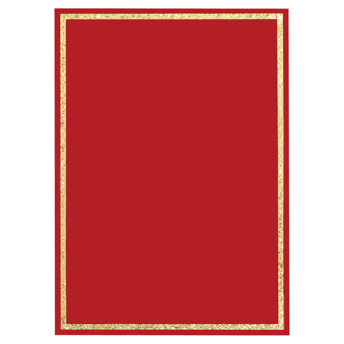 Designer Florentine Brass Plated Plaque Plate (Black, Red, Blue) - Red