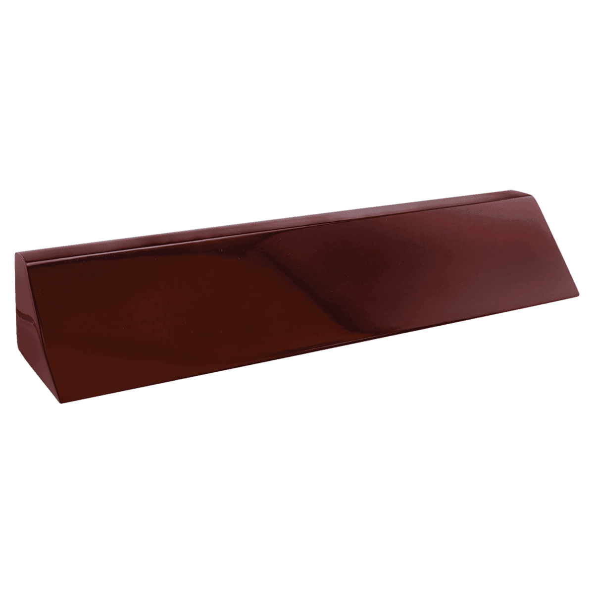 Desk Wedges (Brass Plates Optional) - Rosewood Piano Finish