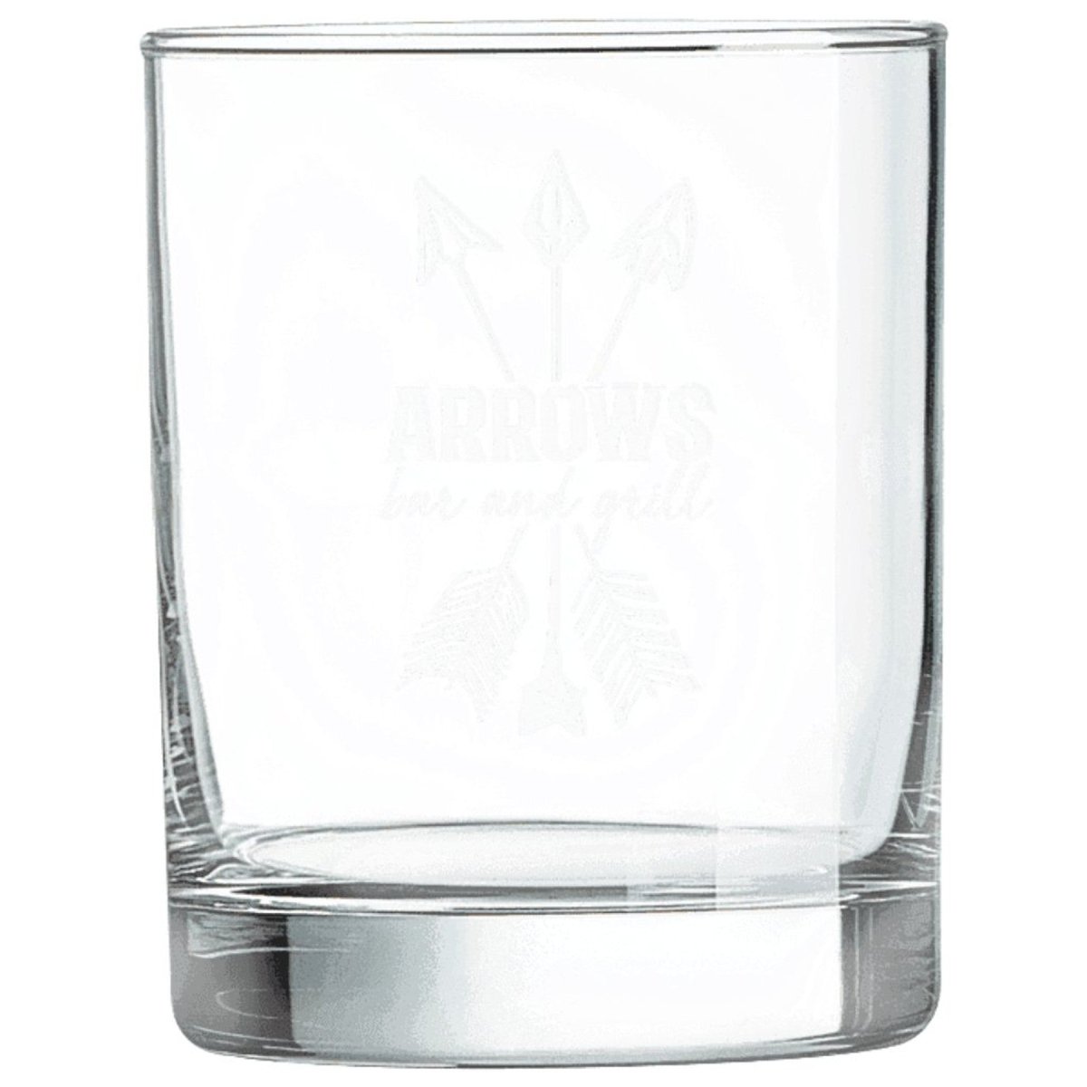 Double Old Fashioned Personalized Whiskey Glass - LightForce Laser Engraving, LLC