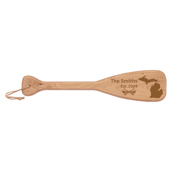 Engraved Boat Paddle Signs - Personalized Nautical Wall Decor
