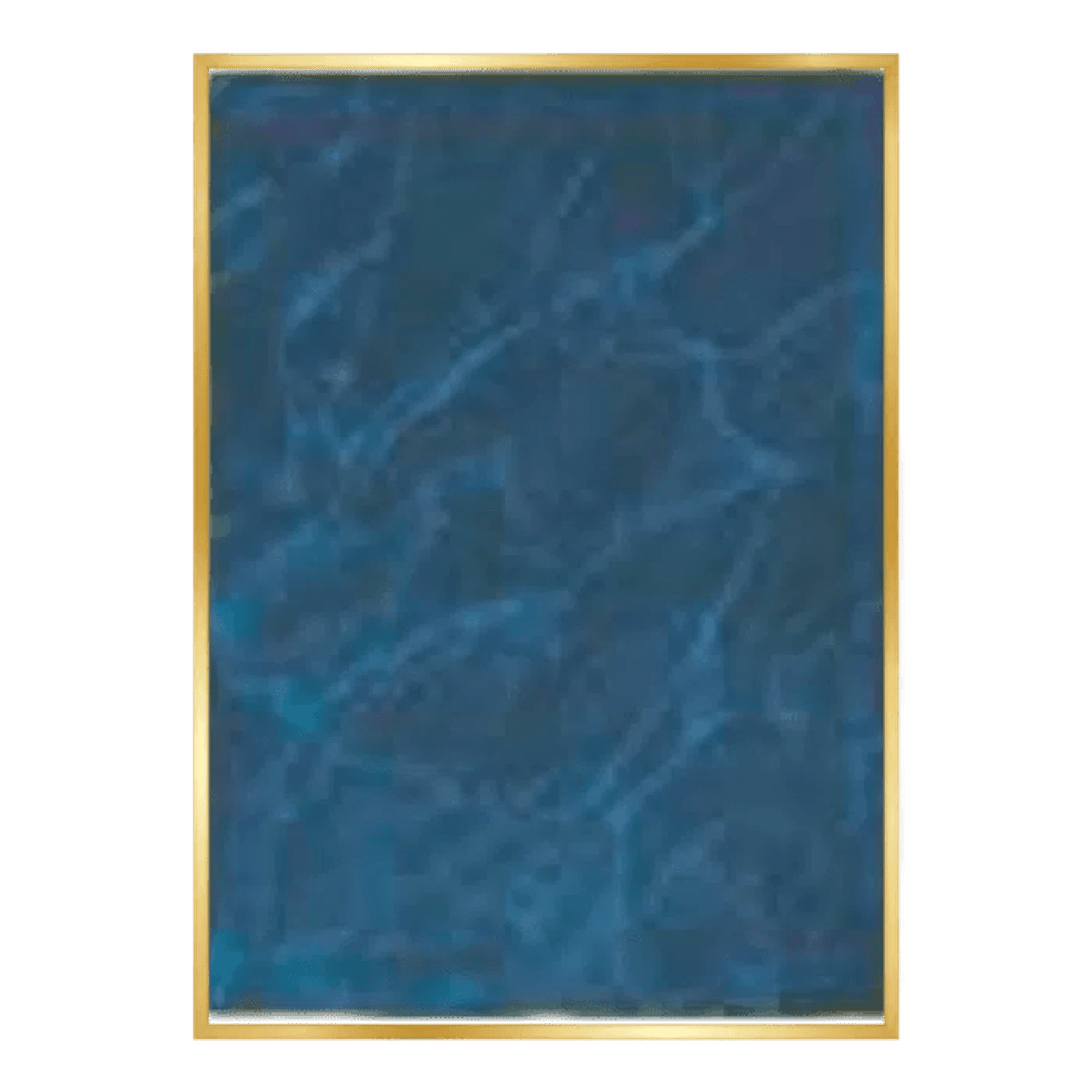 Engraved Brass Plated Plaque Plates (6 Sizes) Gold Engraving - Blue Marble