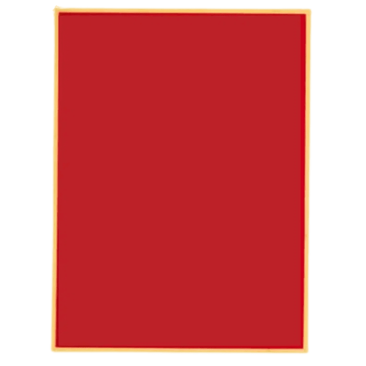 Engraved Brass Plated Plaque Plates (6 Sizes) Gold Engraving - Red