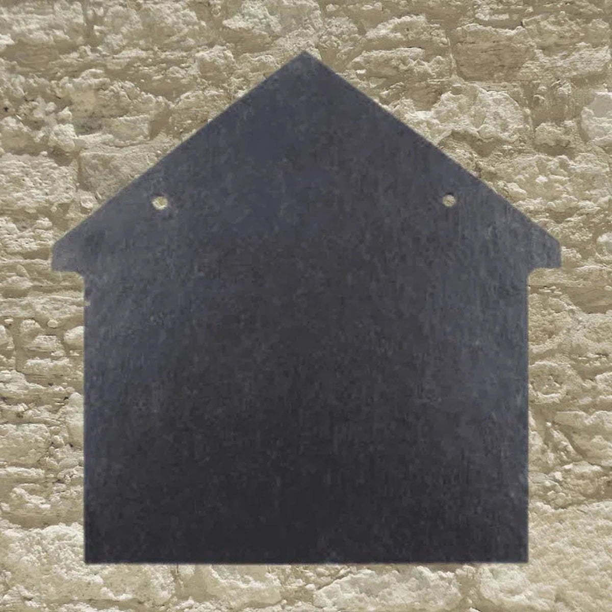 Engraved House - Shaped Slate Plaques - Customizable Welcome Signs - 8" x 8"