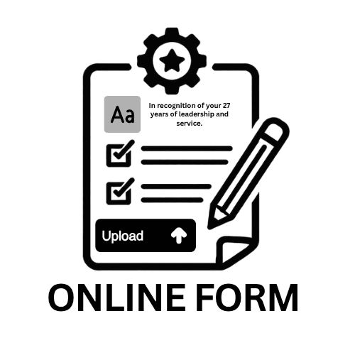 Enter your details using our online form - 