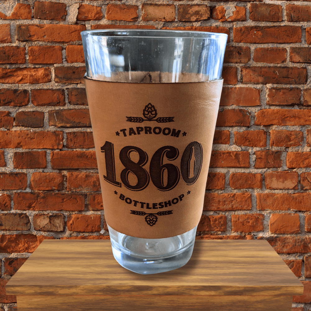 Genuine Leather Custom 1860 Pint Sleeve (Personalized)