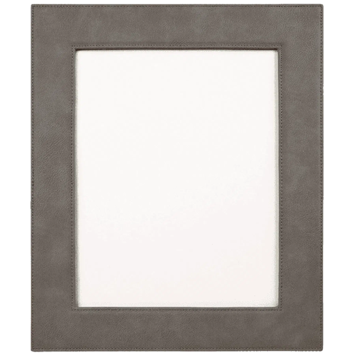 Gray Leatherette Frame (Various Sizes) - LightForce Laser Engraving, LLC