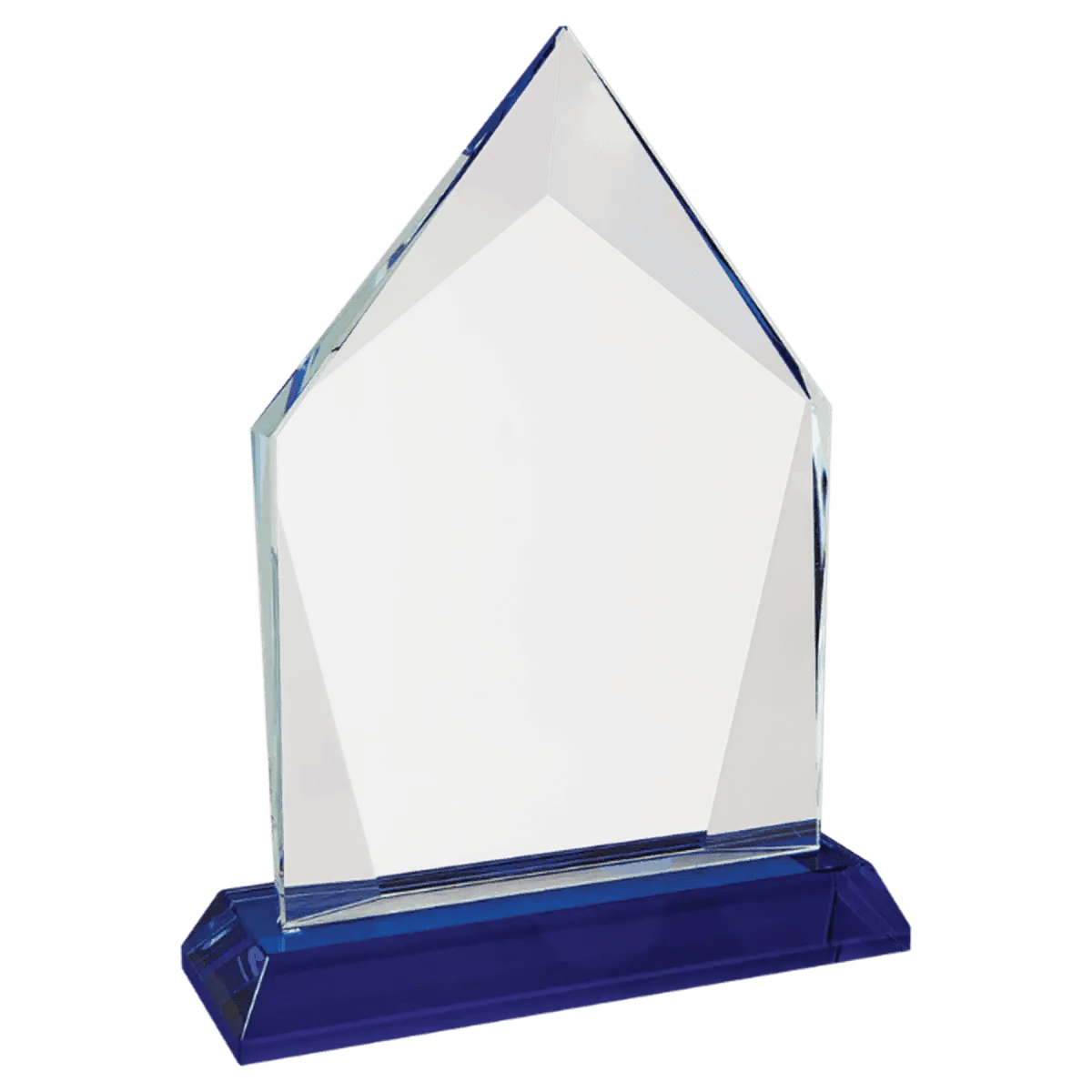 Halo Glass Awards - Custom Engraved Diamond & Oval Glass - Oval