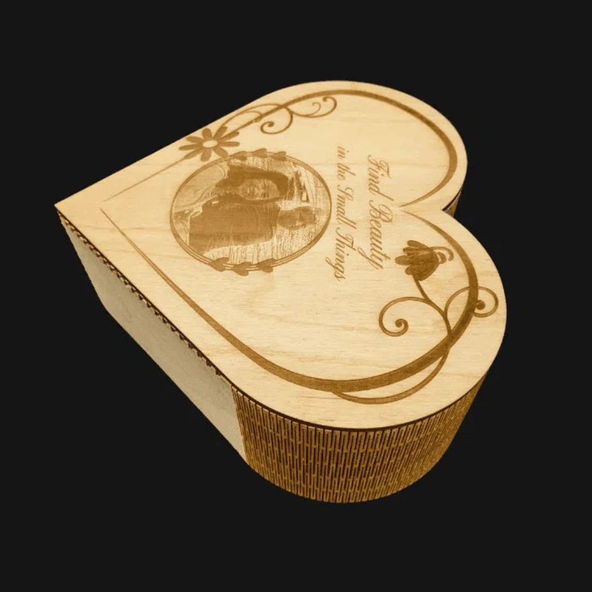 Heart Keepsake Box - LightForce Laser Engraving, LLC