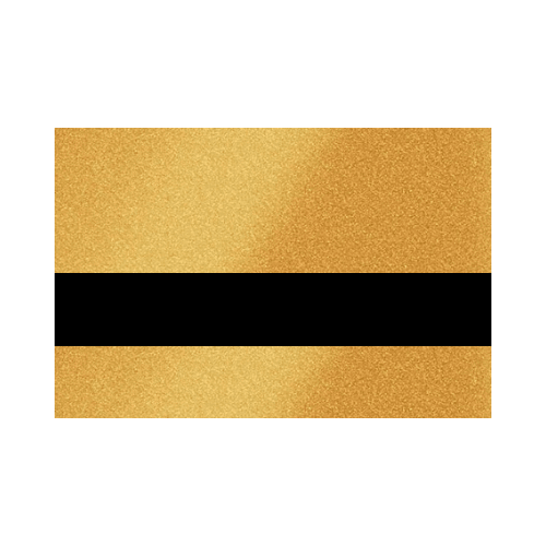 High Impact Acrylic for Plaques and Displays (Includes Engraving/Cutting to any Shape) - Brushed Gold/Black