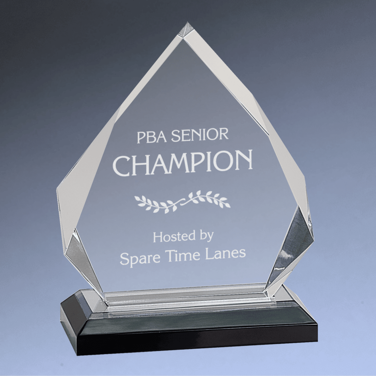 Impress Acrylic Awards with Color Mirror Base - Diamond