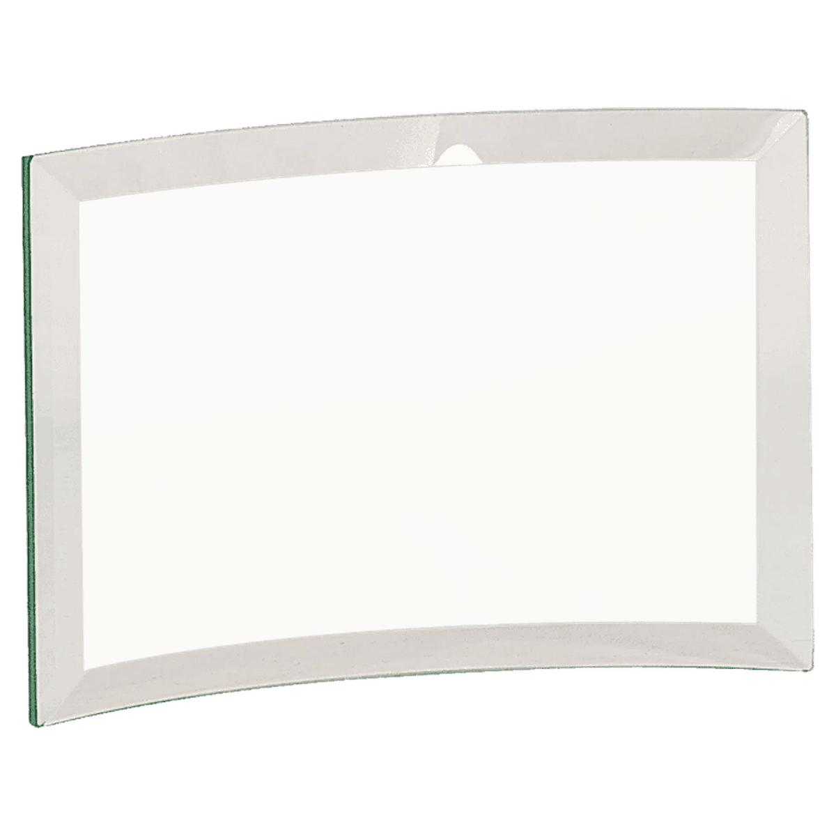Jade Glass Crescent Awards and Desk Displays - 10" x 7" x 1/4"