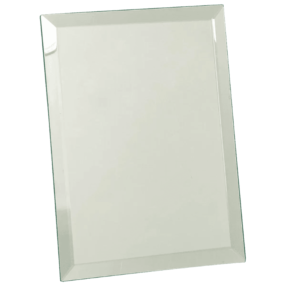 Laser Etched Mirror Glass Plaques for Recognition and Displays - Clear