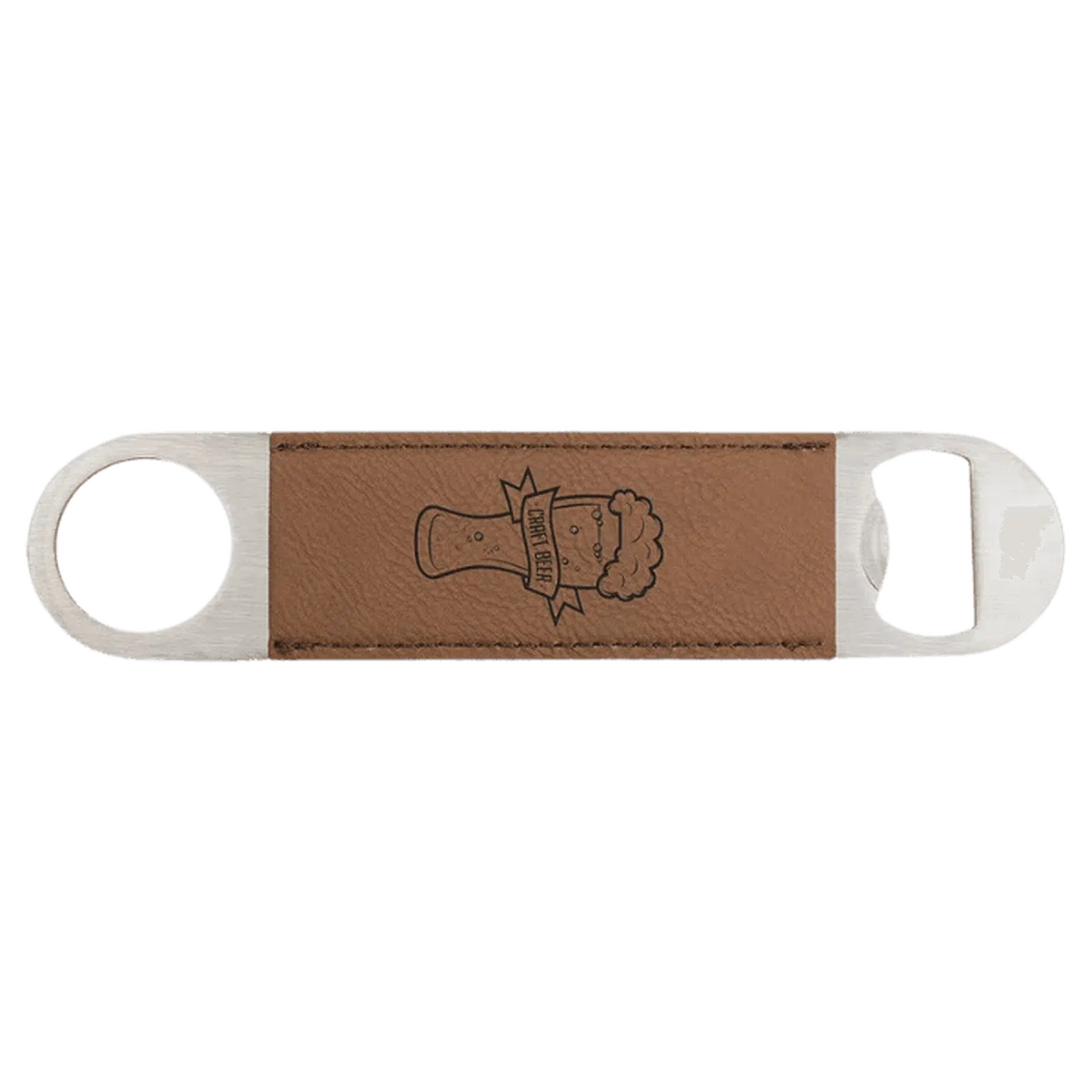 Leatherette Bottle Opener (Various Colors) - LightForce Laser Engraving, LLC