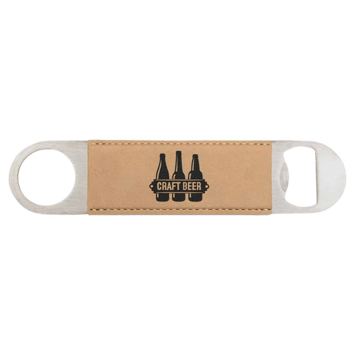 Leatherette Bottle Opener (Various Colors) - LightForce Laser Engraving, LLC