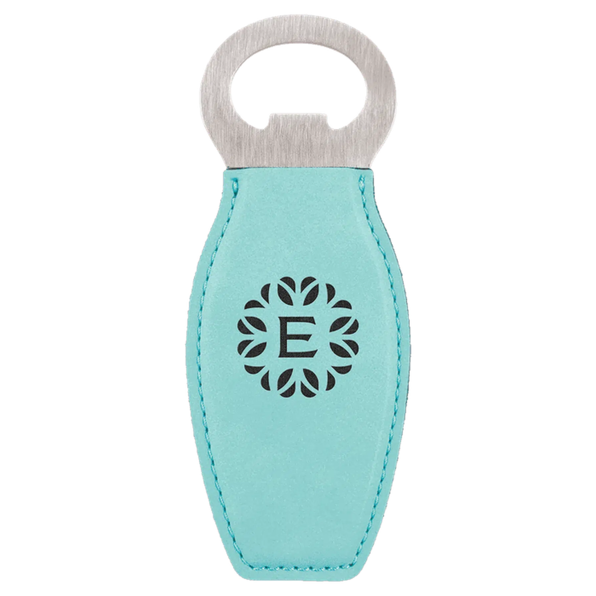 Leatherette Bottle Openers with Magnet (Various Colors) - LightForce Laser Engraving, LLC