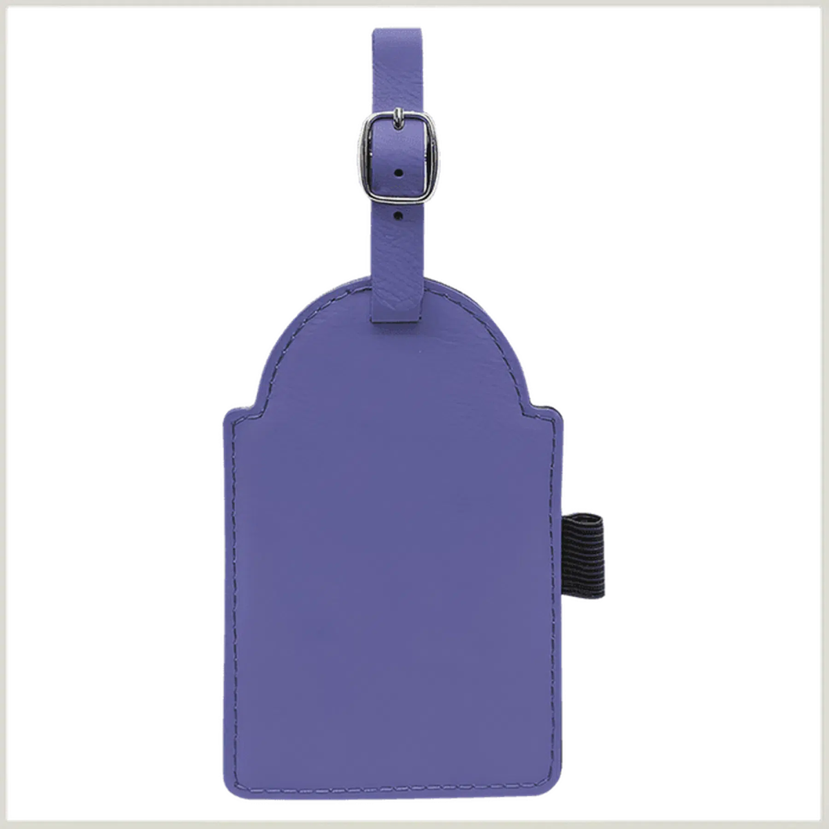 Personalized Golf Bag Tags with 3 Tees in Leathrette Colors Football Leatherette / Leatherette