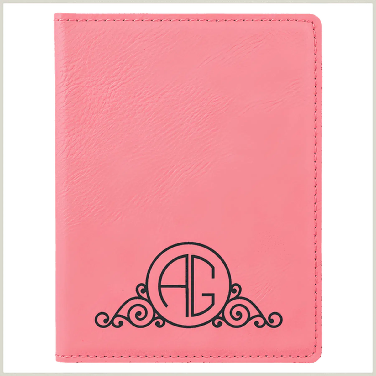 Leatherette Passport Holder (Various Colors) - LightForce Laser Engraving, LLC