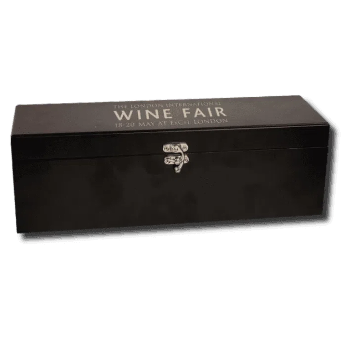 Leatherette Premium Matte Black Wine Box with Tools - LightForce Laser Engraving, LLC