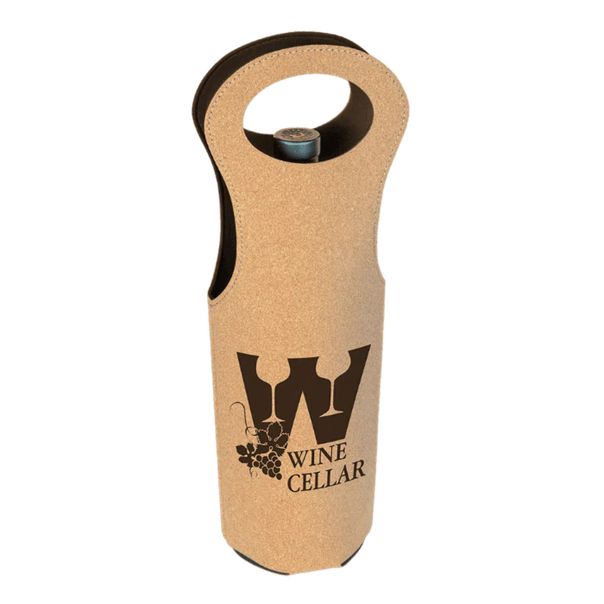 Leatherette Wine Bag (Various Colors) - LightForce Laser Engraving, LLC