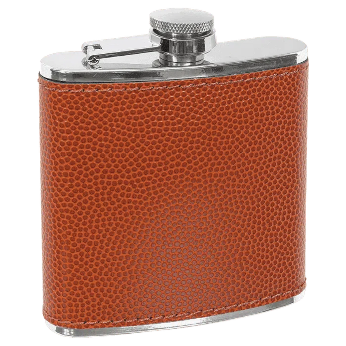 Leathrette Stainless Steel 6 oz. Flask (Various Colors) - LightForce Laser Engraving, LLC