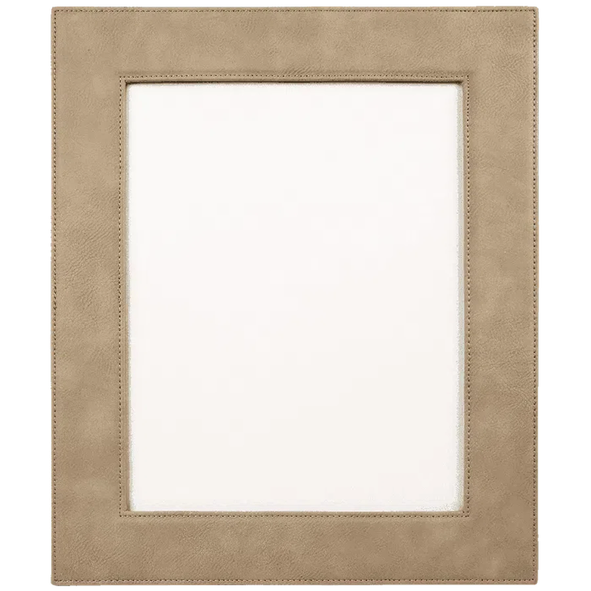 Light Brown Leatherette Frame (Various Sizes) - LightForce Laser Engraving, LLC