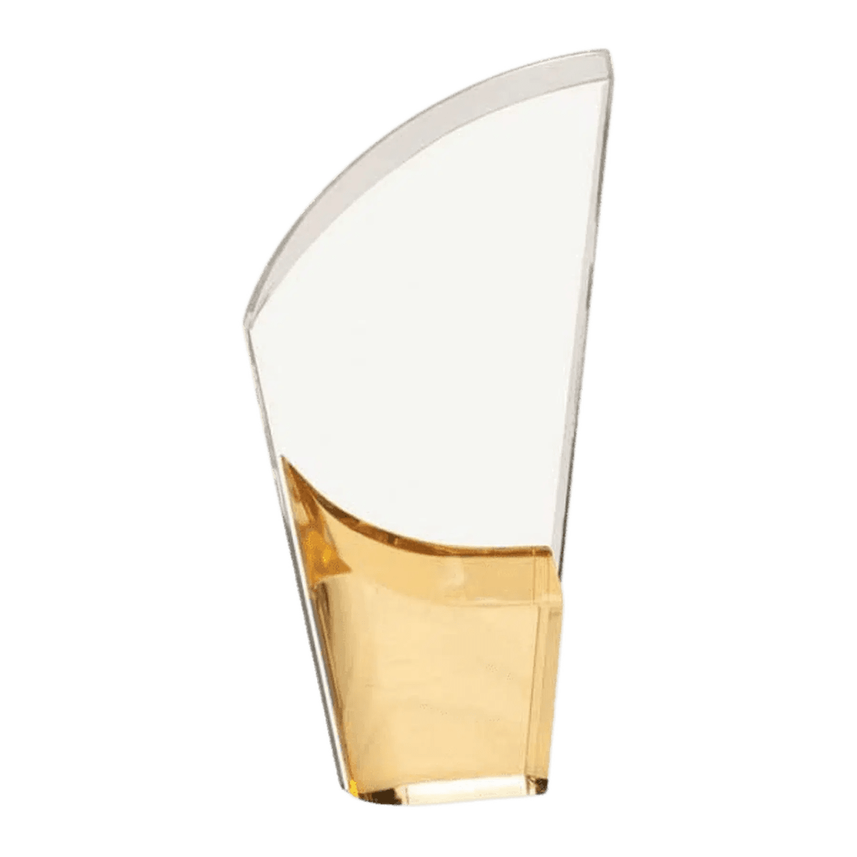 Lunar Acrylic Award – Modern Recognition with Bright Color Accents - Black